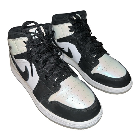Air Jordan 1 Mid SE Diamond youth sneakers Size 7Y - Picture 7 of 12